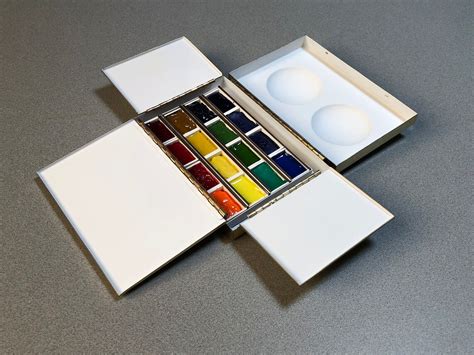 metal watercolor palette boxes|metal watercolour palettes.